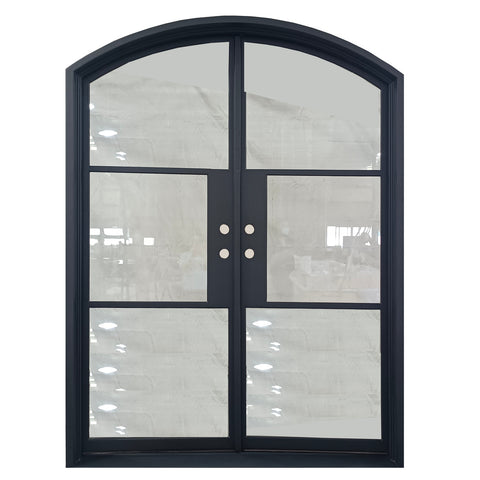 Light 3 Eyebrow - Double (Arriving 6/1/23)-Steel French Doors-Black Diamond Iron Doors Light 3 Eyebrow - Double (Arriving 6/1/23)-Steel French Doors-Black Diamond Iron Doors