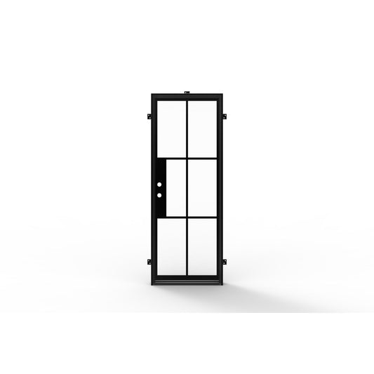 Pre-Order: Light 6 Single | Steel French Doors (Ships 16-18 Weeks)