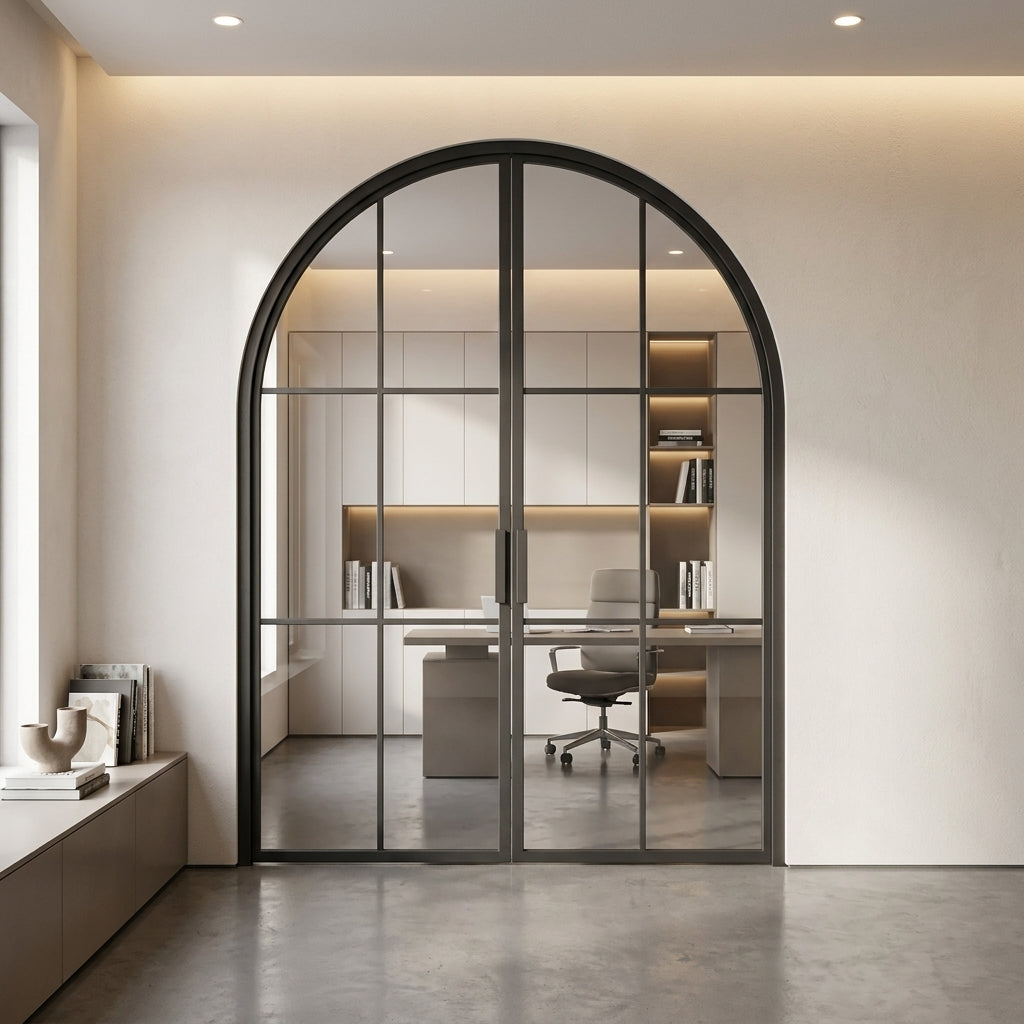 Light 6 Interior - Double - Arch (Arriving 9/15/26) | Steel Interior Door