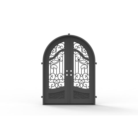 Pre-Order: Aspen 2 Double | Wrought Iron Door (Ships 16-18 Weeks) Pre-Order: Aspen 2 Double | Wrought Iron Door (Ships 16-18 Weeks)