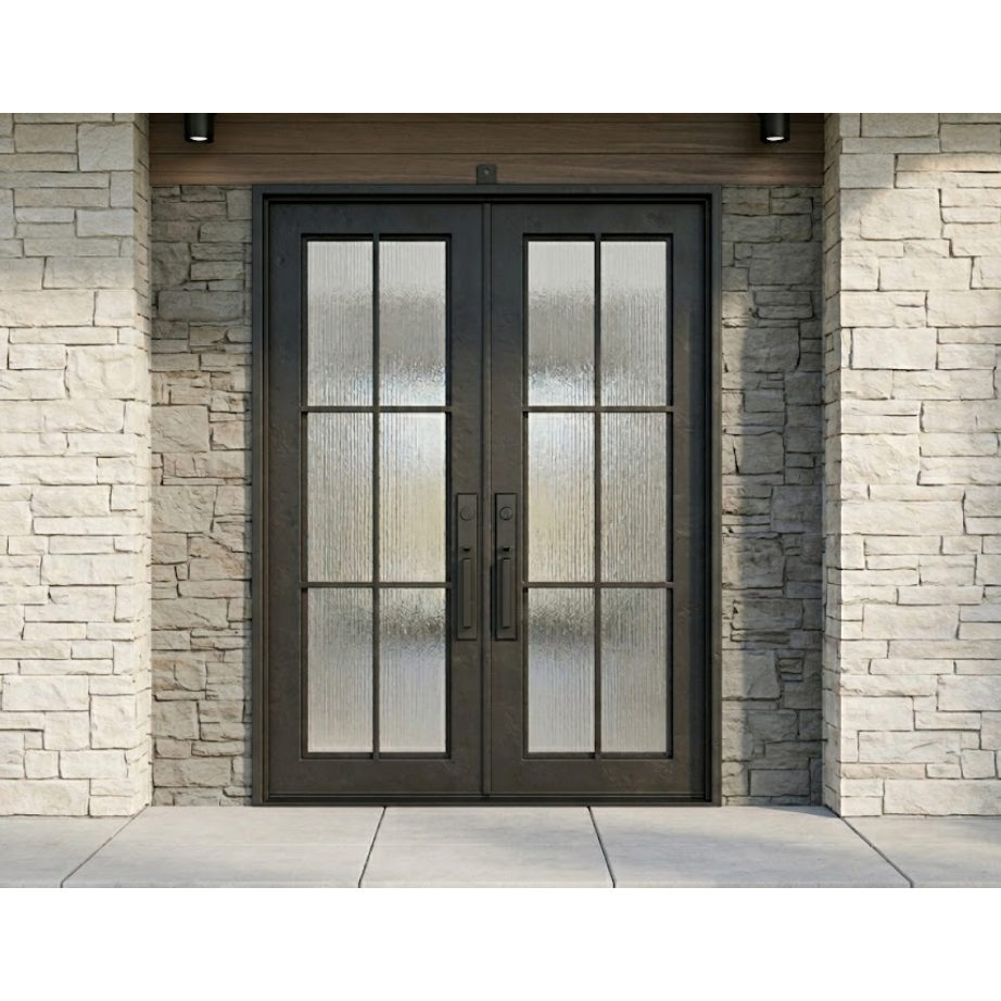 Beaver Creek Double | Wrought Iron Door