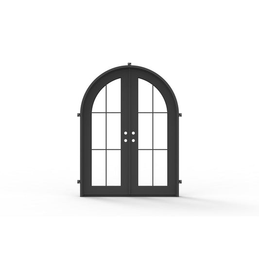 Pre-Order: Beaver Creek Double | Wrought Iron Door (Ships 16-18 Weeks)