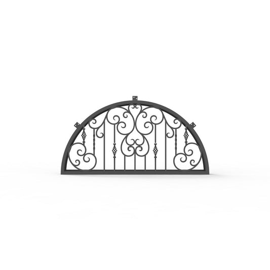 Pre-Order: Big Sky 2 Transom | Wrought Iron Door (Ships 16-18 Weeks)