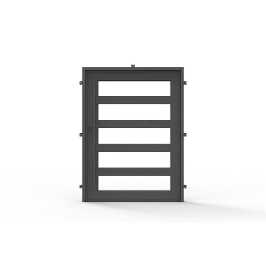 Pre-Order: Chicago 5 Pivot (Ships 22-24 Weeks) | Steel Pivot Doors