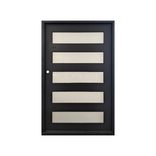 Pre-Order: Chicago 5 Pivot (Ships 22-24 Weeks) | Steel Pivot Doors