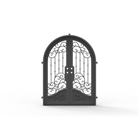 Pre-Order: Dallas Double (Cold Weather + Thermal Break) | Wrought Iron Door (Ships 16-18 Weeks) Pre-Order: Dallas Double (Cold Weather + Thermal Break) | Wrought Iron Door (Ships 16-18 Weeks)