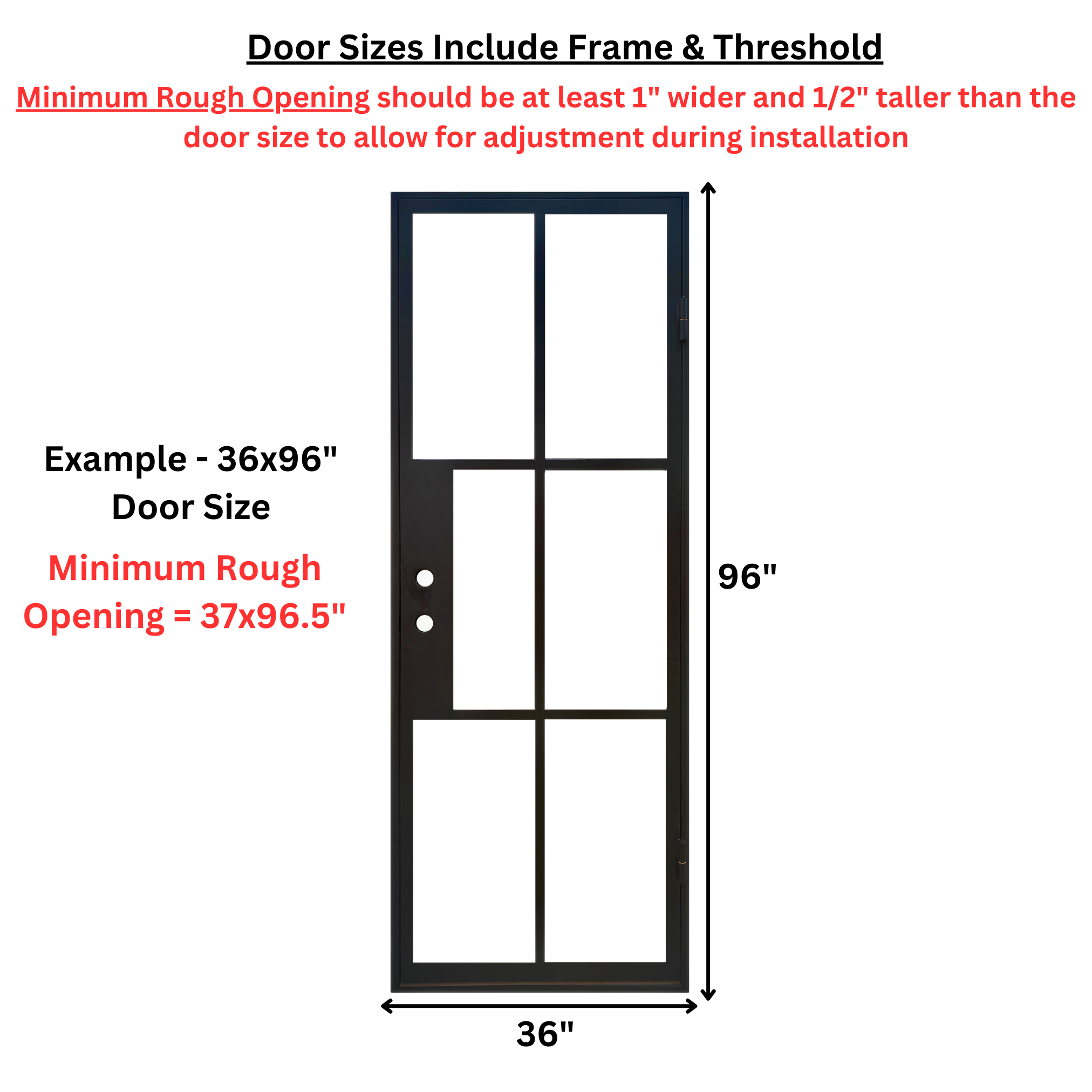 Black Diamond Iron Doors