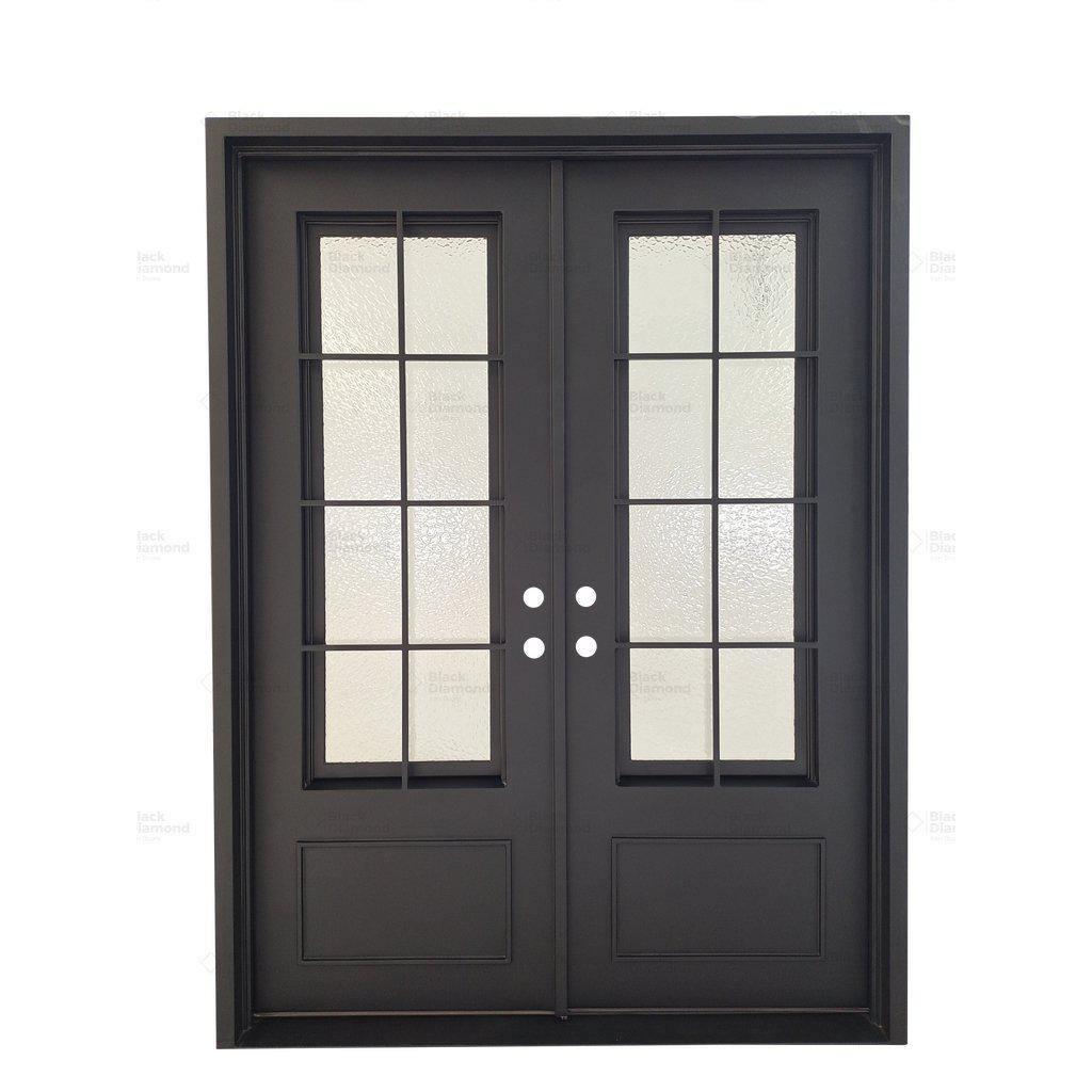 Seattle Double - Thermally Broken-Thermally Broken Doors-Black Diamond Iron Doors Seattle Double - Thermally Broken-Thermally Broken Doors-Black Diamond Iron Doors