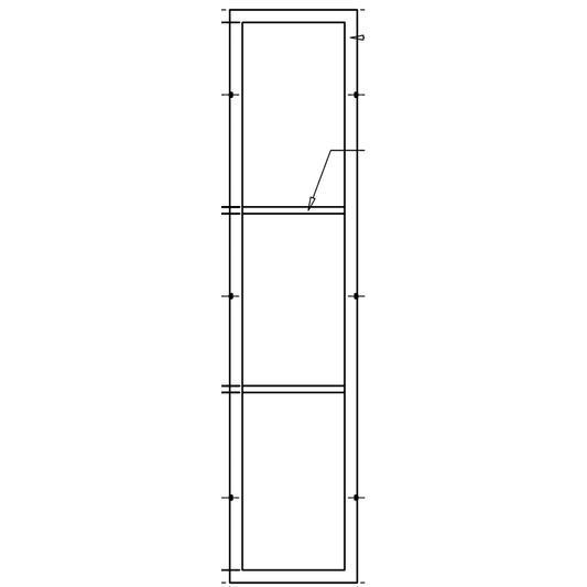Light 3 Interior - Sidelight | Steel Interior Door