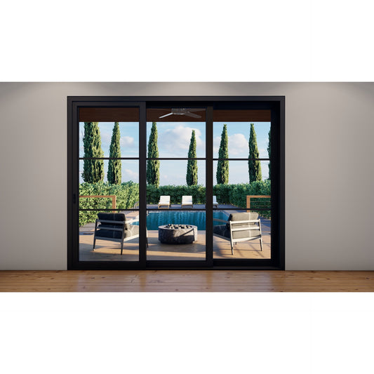 Pre-Order: Light 3 - 3 Panel | Steel Sliding Doors (Ships 16-18 Weeks)