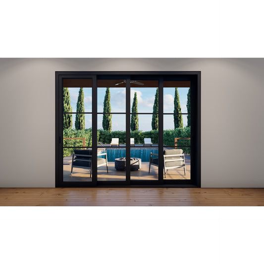 Pre-Order: Light 3 - 4 Panel | Steel Sliding Doors (Ships 16-18 Weeks)