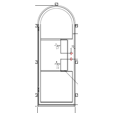 Light 3 Single - Arch | Steel French Doors Light 3 Single - Arch | Steel French Doors