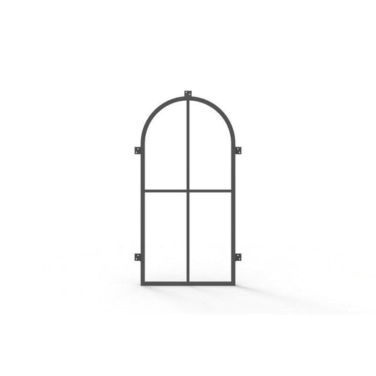 Pre-Order: Light 4 Fixed Window | Steel French Doors (Ships 16-18 Weeks)
