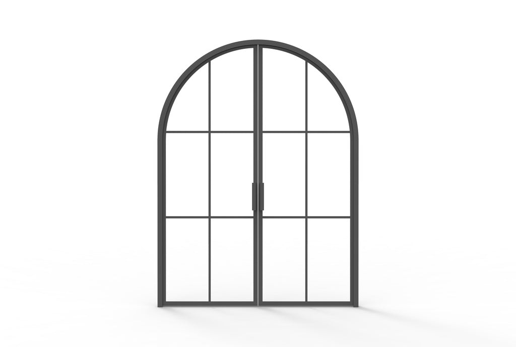Light 6 Interior - Double - Arch | Steel Interior Door