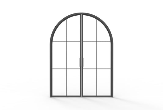 Light 6 Interior - Double - Arch | Steel Interior Door