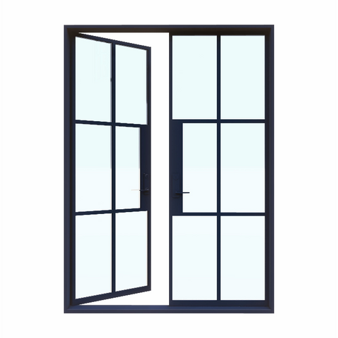 Light 6 - Double | Steel French Doors Light 6 - Double | Steel French Doors