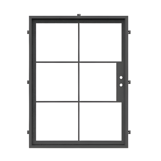 Pre-Order - Light 6 Pivot | Steel Pivot Doors (Ships in 16-18 Weeks)