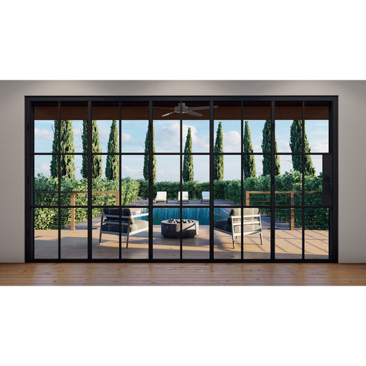 Pre-Order: Light 6S - 5 Panel (Cold Rolled Steel) | Steel Bi-Fold Doors (Ships 16-18 Weeks)