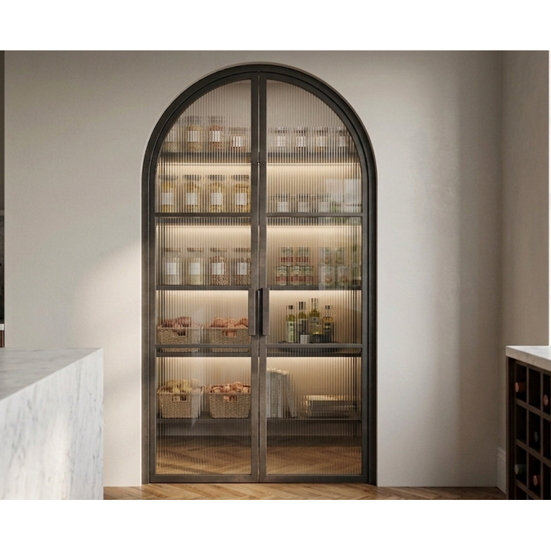 Light 3 Interior - Double - Arch (Arriving 9/15/26) | Steel Interior Door