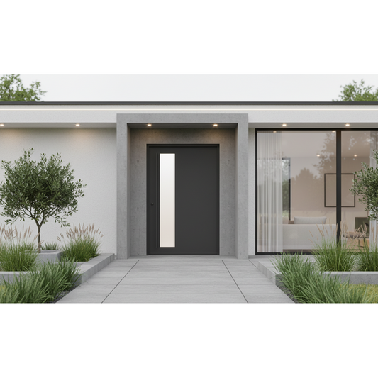 Los Angeles Pivot w/ Pull Handle | Steel Pivot Doors