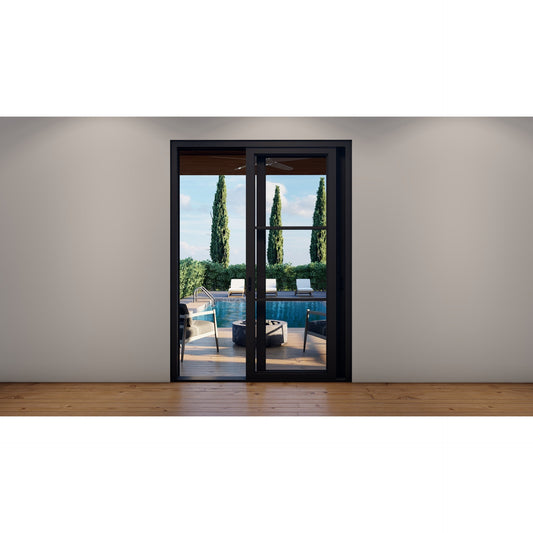 Pre-Order: Light 3 - 2 Panel (Ships 16-18 Weeks) | Steel Sliding Doors