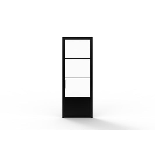 Pre-Order: Light 3 Interior w/ Kickplate - Single | Steel Interior Door (Ships 16-18 Weeks)