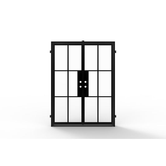 Pre-Order: Light 6 - Double | Steel French Doors (Ships 16-18 Weeks)