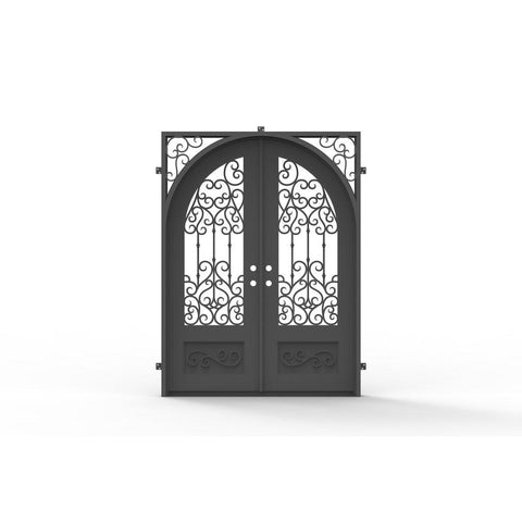 Pre-Order: Tignes Double | Wrought Iron Door (Ships 16-18 Weeks) Pre-Order: Tignes Double | Wrought Iron Door (Ships 16-18 Weeks)