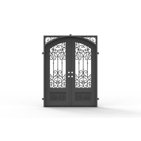 Pre-Order: Tignes Double | Wrought Iron Door (Ships 16-18 Weeks) Pre-Order: Tignes Double | Wrought Iron Door (Ships 16-18 Weeks)