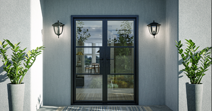 Black Diamond Iron Doors