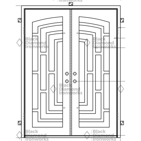 Pre-Order Park City-Wrought Iron Doors-Black Diamond Iron Doors Pre-Order Park City-Wrought Iron Doors-Black Diamond Iron Doors