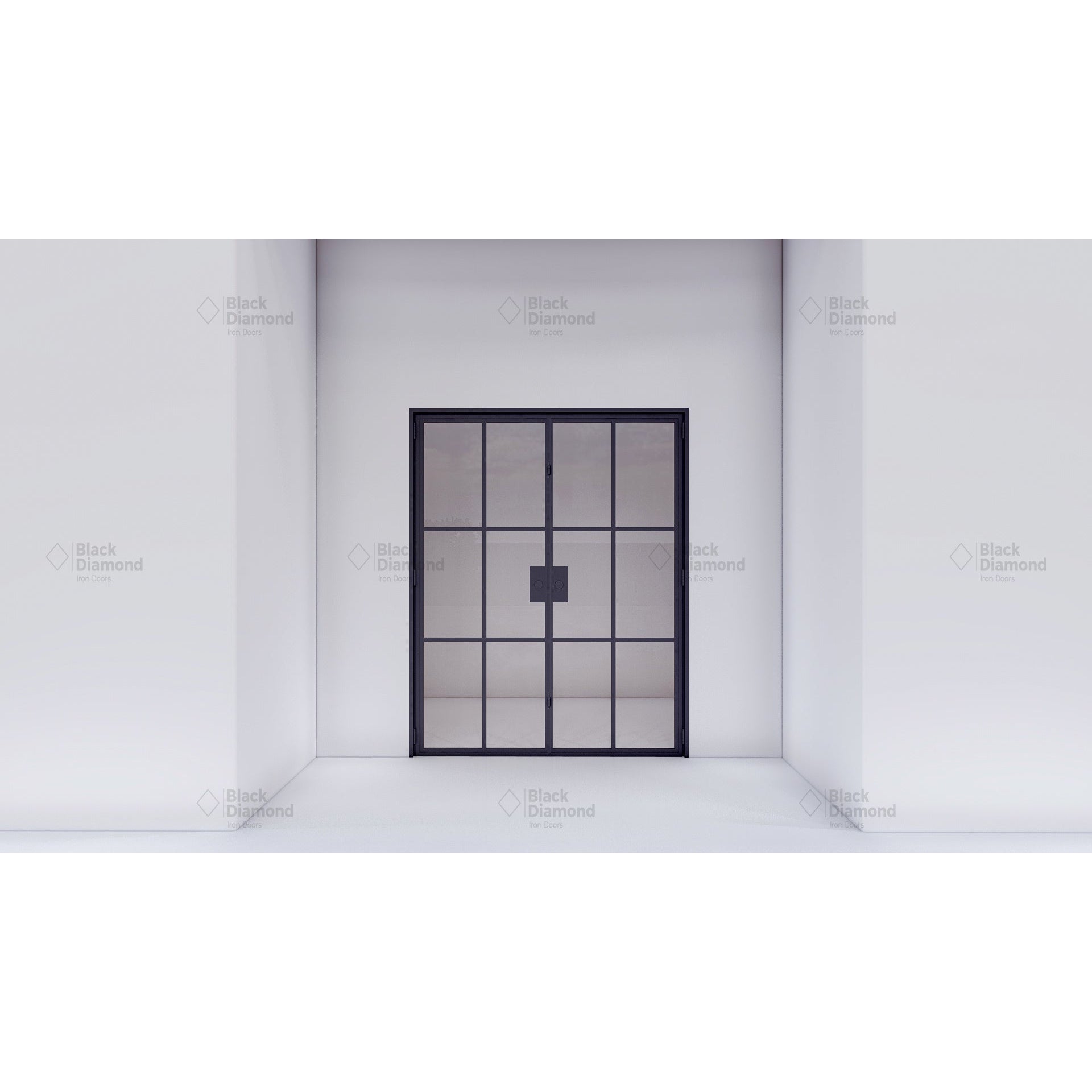 Pre-Order Light 6 Interior Double-Interior Steel Doors-Black Diamond Iron Doors Pre-Order Light 6 Interior Double-Interior Steel Doors-Black Diamond Iron Doors