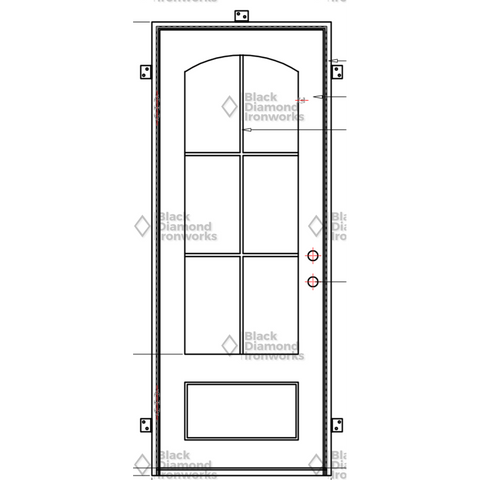 Pre-Order Stowe-Wrought Iron Doors-Black Diamond Iron Doors Pre-Order Stowe-Wrought Iron Doors-Black Diamond Iron Doors