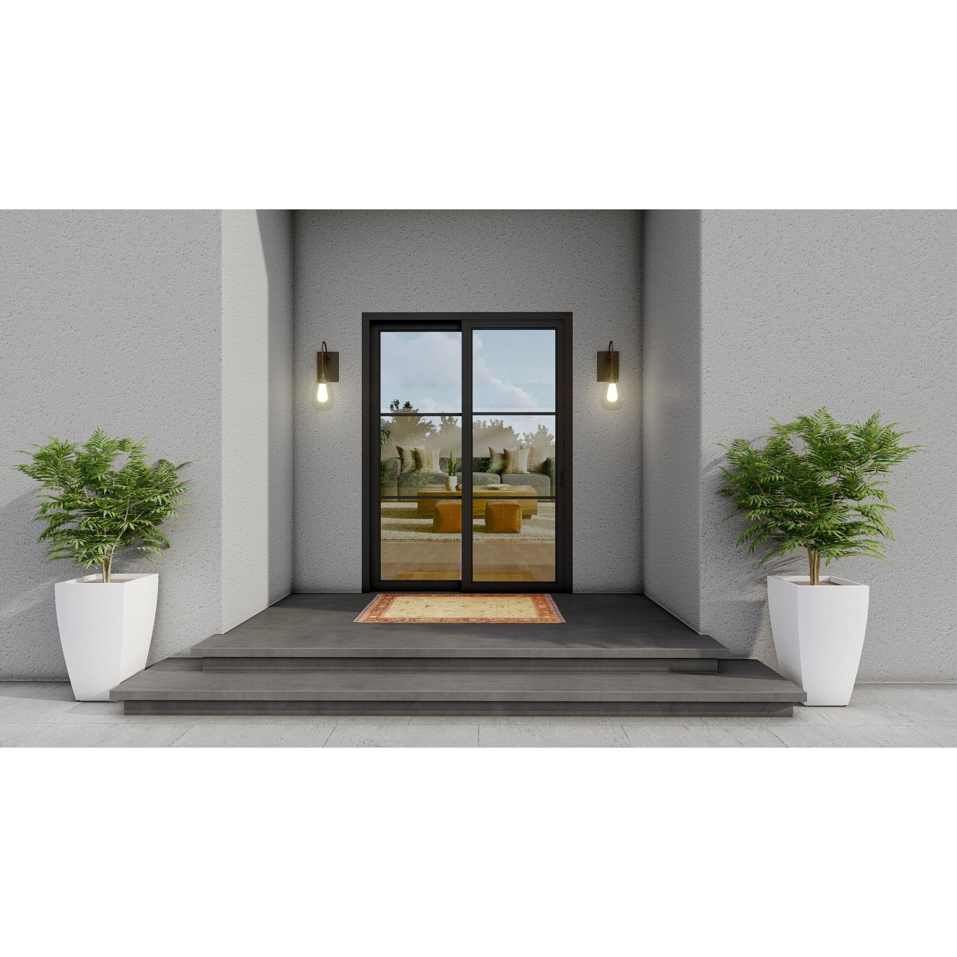 Pre-Order Light 3 - 2 Panel Sliding Door-Steel Sliding Doors-Black Diamond Iron Doors Pre-Order Light 3 - 2 Panel Sliding Door-Steel Sliding Doors-Black Diamond Iron Doors