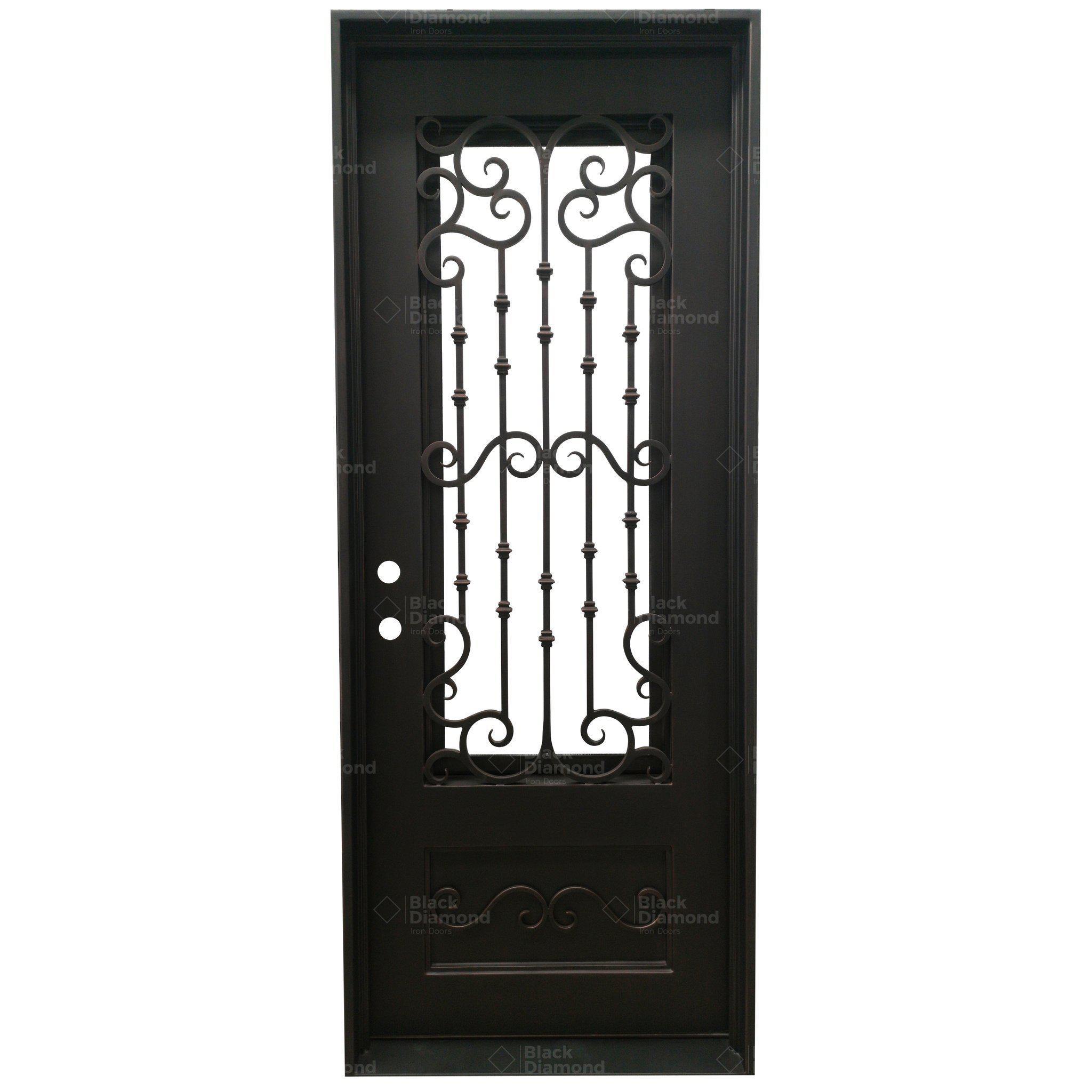 Pre-Order St. Mortiz-Wrought Iron Doors-Black Diamond Iron Doors Pre-Order St. Mortiz-Wrought Iron Doors-Black Diamond Iron Doors