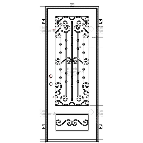 Pre-Order St. Mortiz-Wrought Iron Doors-Black Diamond Iron Doors Pre-Order St. Mortiz-Wrought Iron Doors-Black Diamond Iron Doors