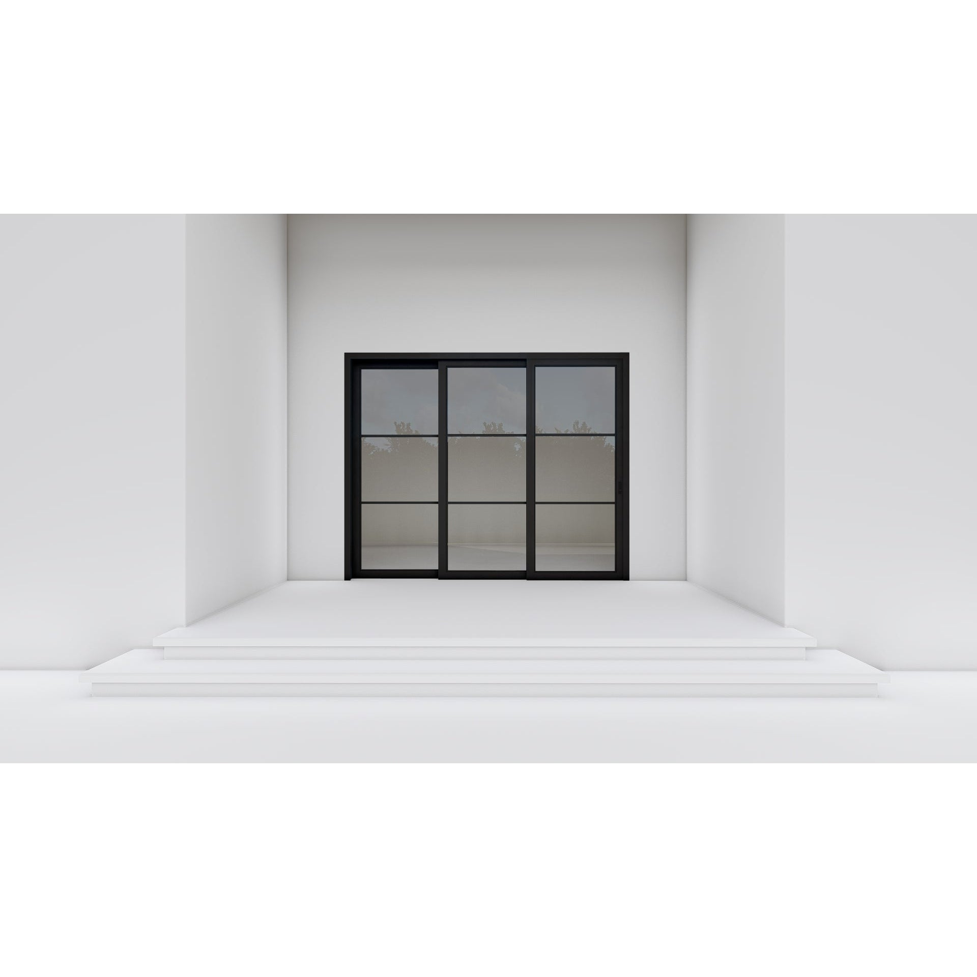 Pre-Order Light 3 - 3 Panel Sliding Door-Steel Sliding Doors-Black Diamond Iron Doors Pre-Order Light 3 - 3 Panel Sliding Door-Steel Sliding Doors-Black Diamond Iron Doors
