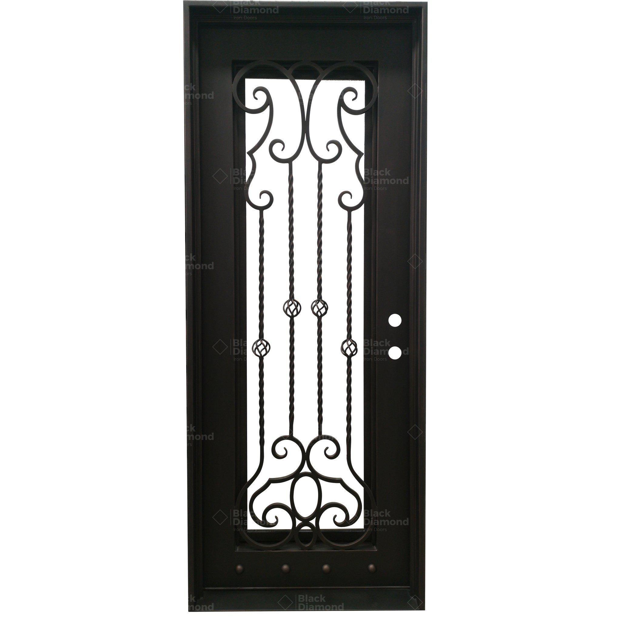 Pre-Order Kitzbuhel-Wrought Iron Doors-Black Diamond Iron Doors Pre-Order Kitzbuhel-Wrought Iron Doors-Black Diamond Iron Doors