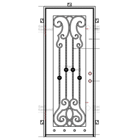 Pre-Order Kitzbuhel-Wrought Iron Doors-Black Diamond Iron Doors Pre-Order Kitzbuhel-Wrought Iron Doors-Black Diamond Iron Doors