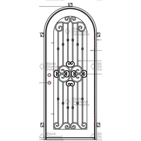 Pre-Order Portillo-Wrought Iron Doors-Black Diamond Iron Doors Pre-Order Portillo-Wrought Iron Doors-Black Diamond Iron Doors