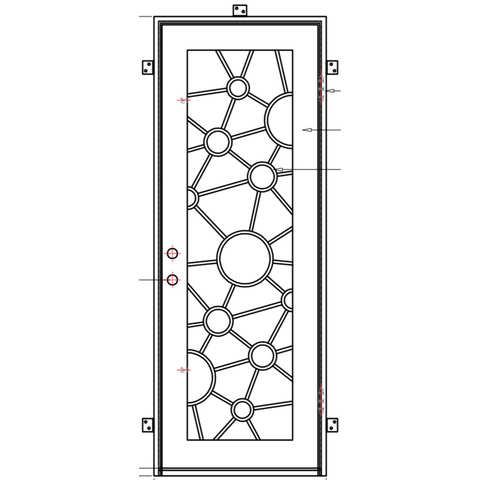 Pre-Order Austin-Wrought Iron Doors-Black Diamond Iron Doors Pre-Order Austin-Wrought Iron Doors-Black Diamond Iron Doors