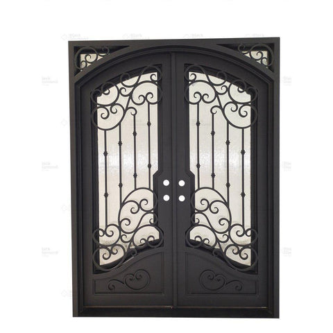 Pre-Order Dallas Double-Wrought Iron Doors-Black Diamond Iron Doors Pre-Order Dallas Double-Wrought Iron Doors-Black Diamond Iron Doors