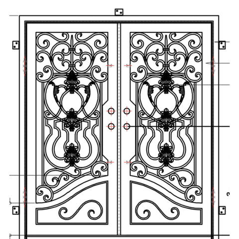 Pre-Order Denver-Wrought Iron Doors-Black Diamond Iron Doors Pre-Order Denver-Wrought Iron Doors-Black Diamond Iron Doors