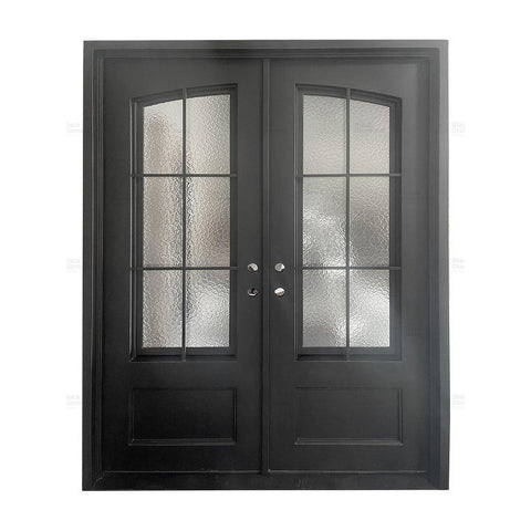 Telluride Double-Wrought Iron Doors-Black Diamond Iron Doors Telluride Double-Wrought Iron Doors-Black Diamond Iron Doors