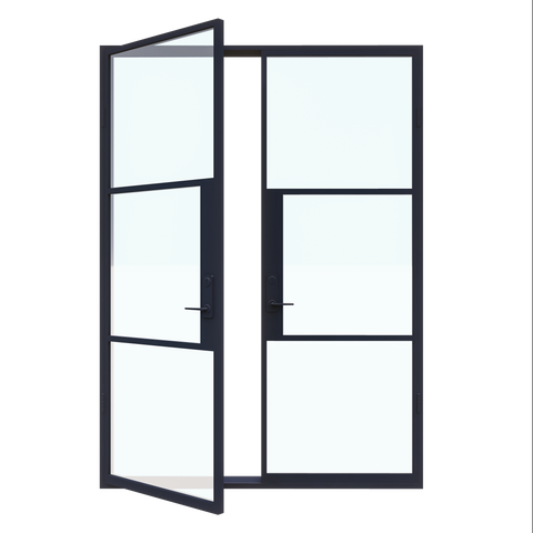 Light 3 - Double | Steel French Doors Light 3 - Double | Steel French Doors
