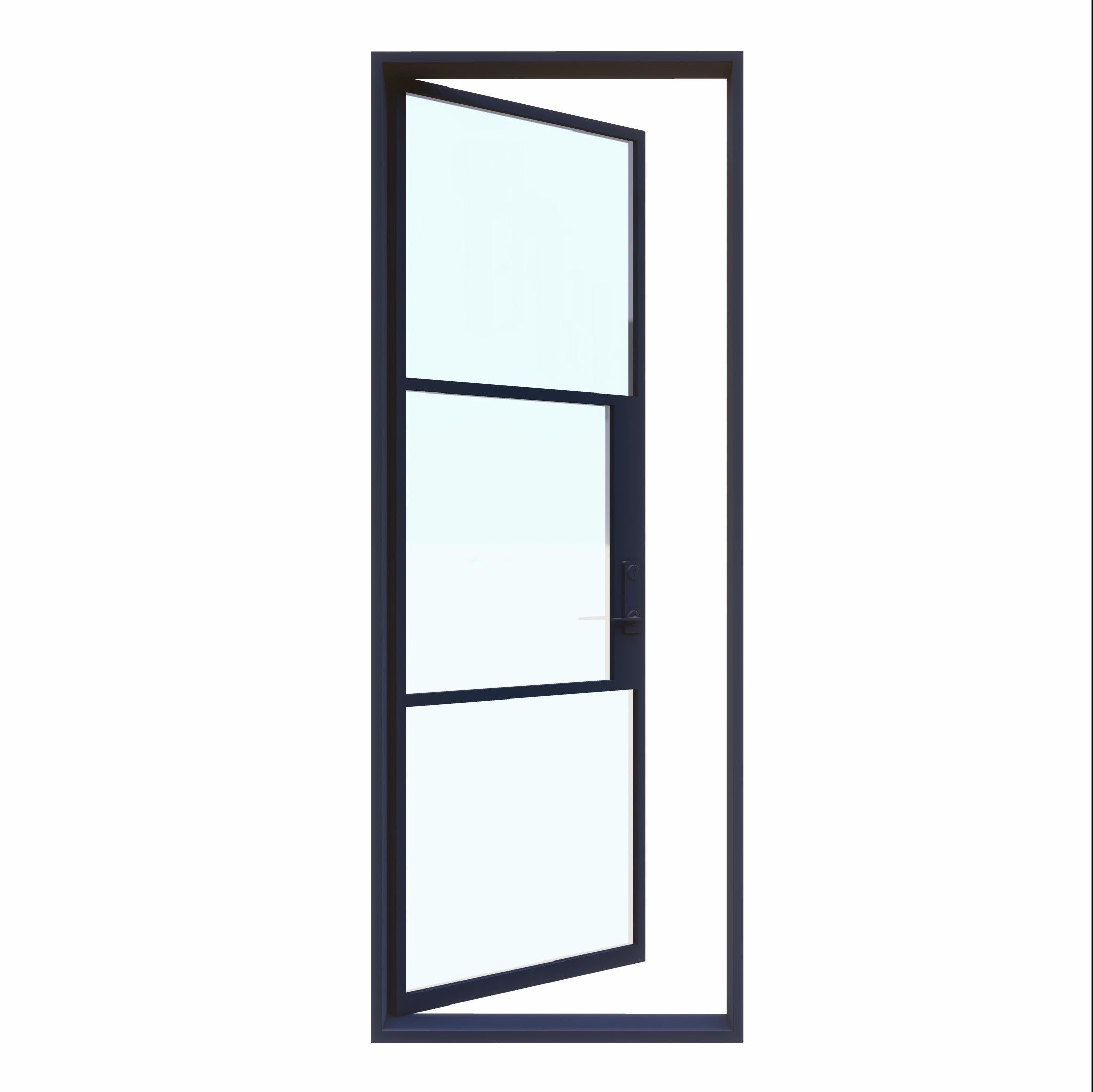 Light 3 - Single | Steel French Doors