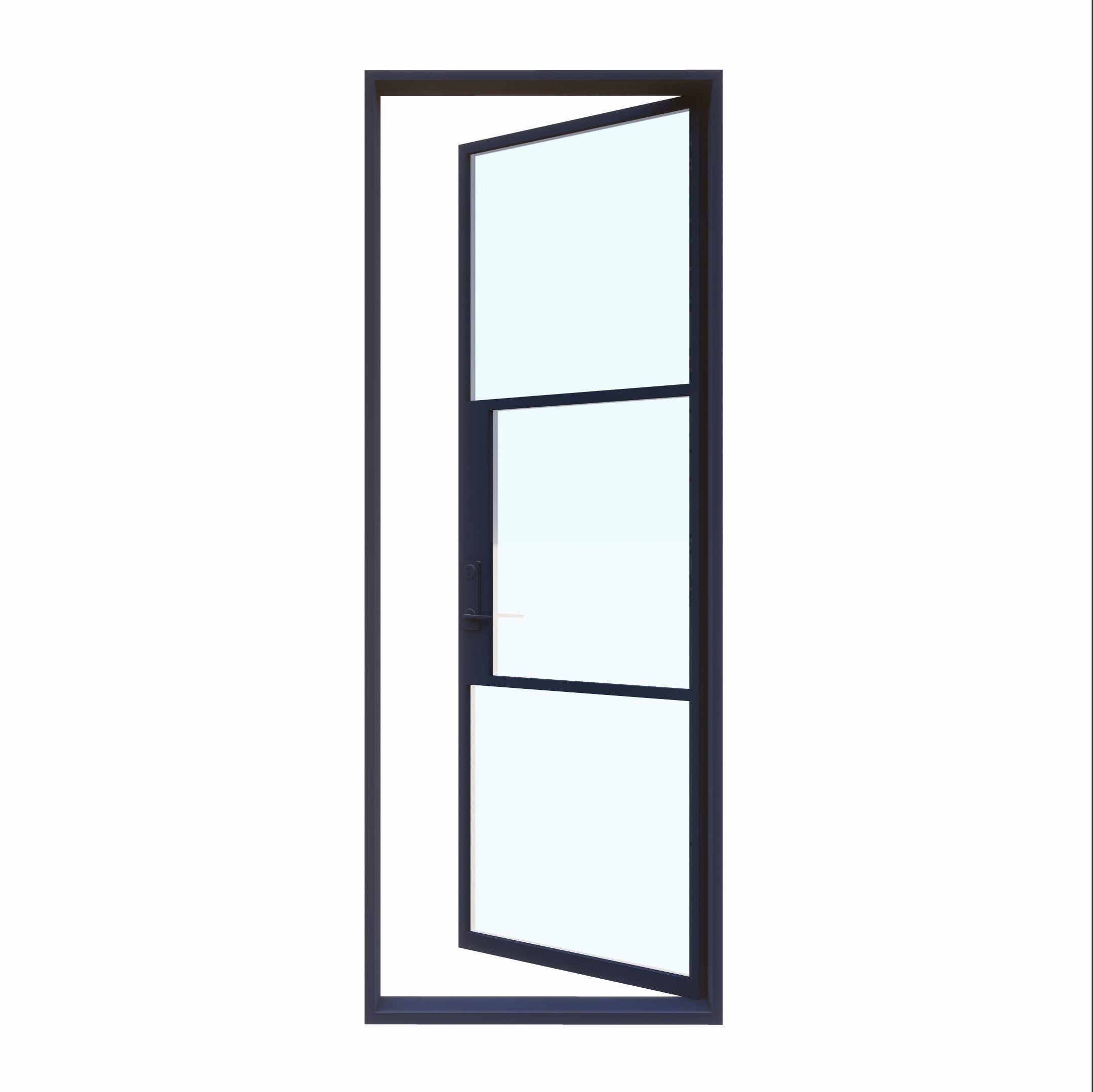 Light 3 - Single | Steel French Doors