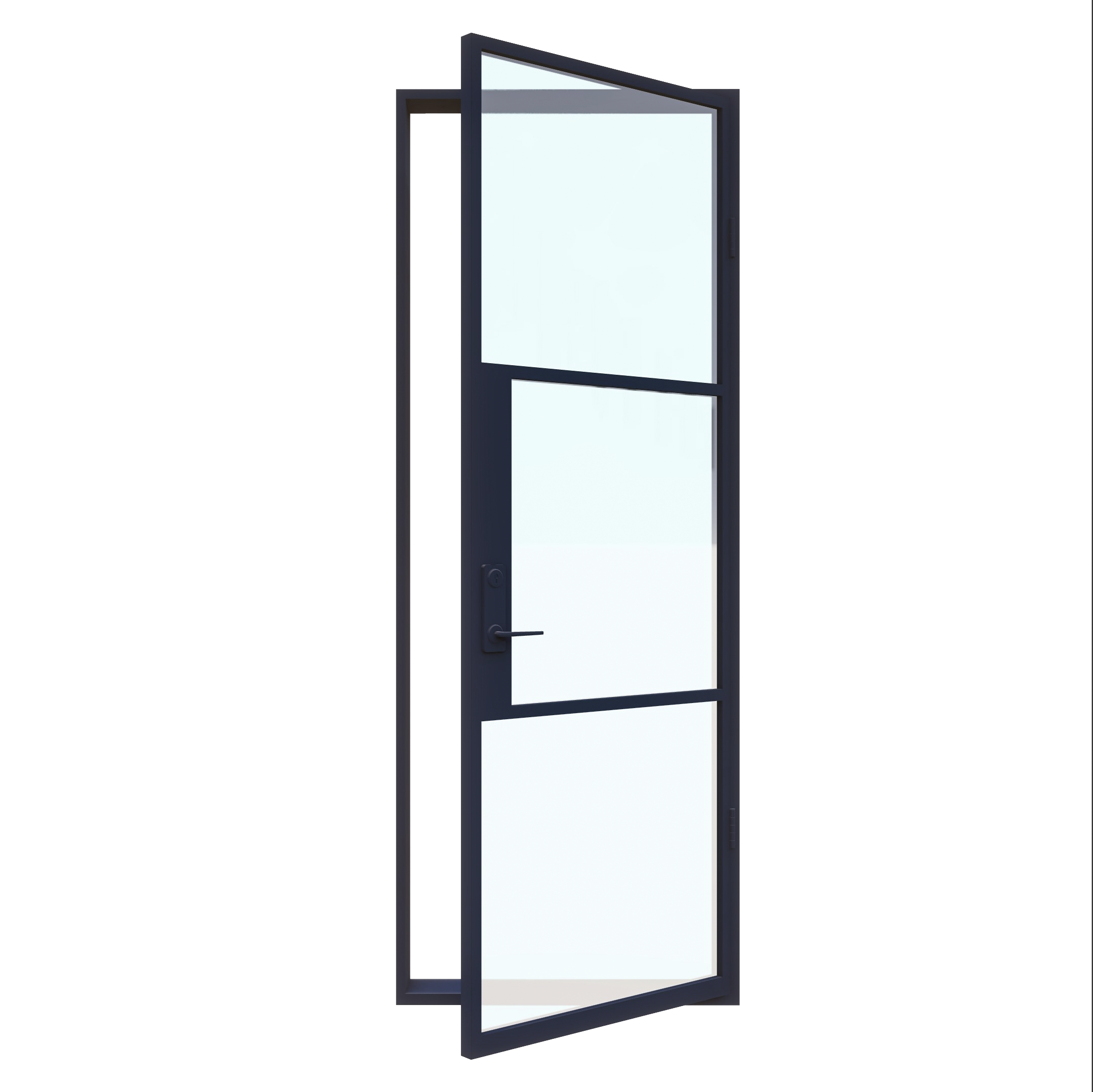 Light 3 - Single | Steel French Doors