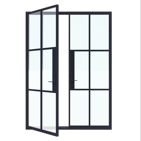 Light 6 - Double | Steel French Doors Light 6 - Double | Steel French Doors