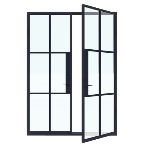 Light 6 - Double | Steel French Doors Light 6 - Double | Steel French Doors